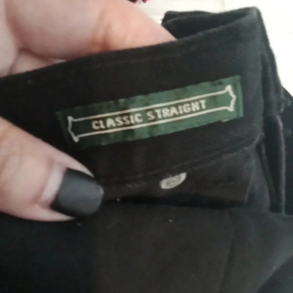 Lauren Ralph Lauren women's black studded jeans classic straight size 8P.. - Picture 9 of 10